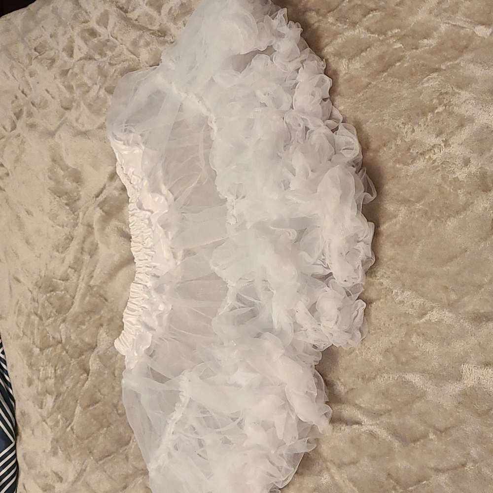 Adult XL full white petticoat